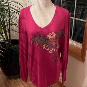 Harley-Davidson Pink Long Sleeve Tee
